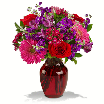 Deluxe-Full and Lush-Vase Included