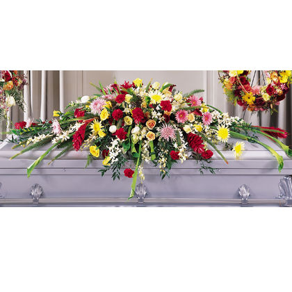 Blanket of Flowers Casket Spray