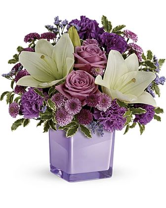 Teleflora's Pleasing Purple Bouquet