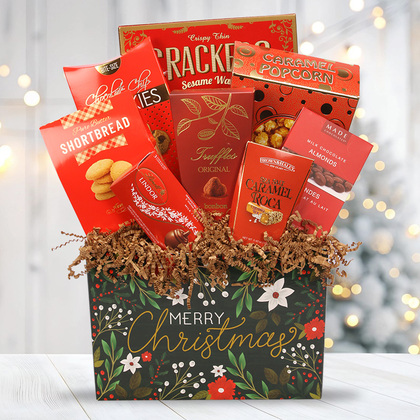 Merry Christmas Gift Basket